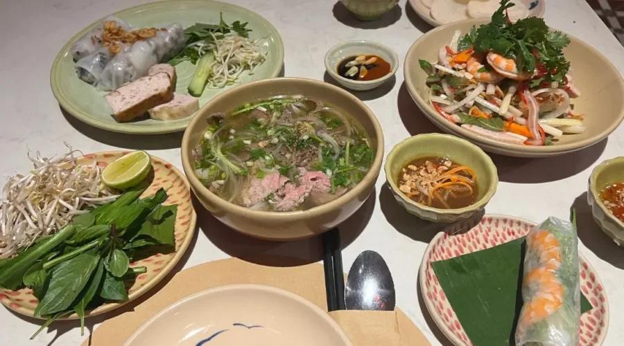 Vietnamese food in Ho Chi Minh