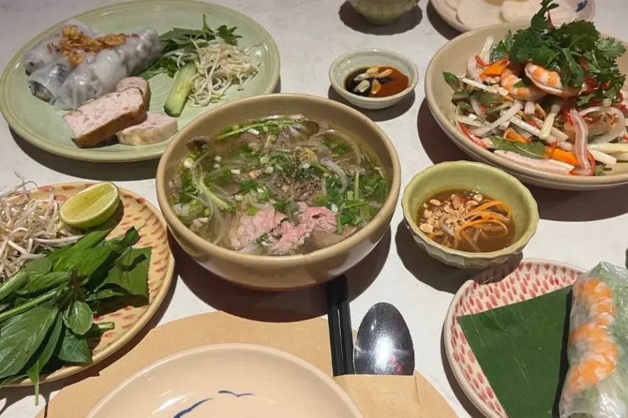 Vietnamese food in Ho Chi Minh