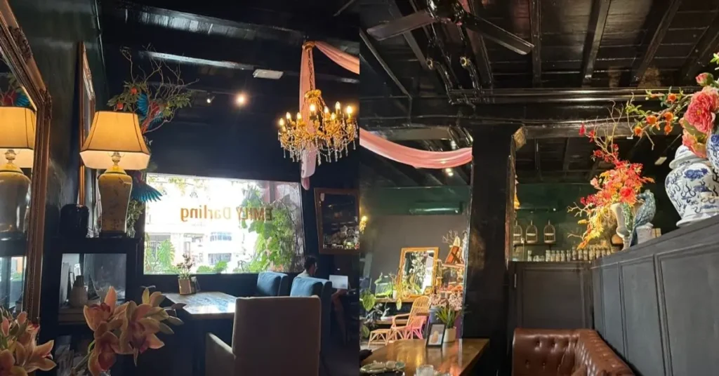 inside emily darling dessert shop